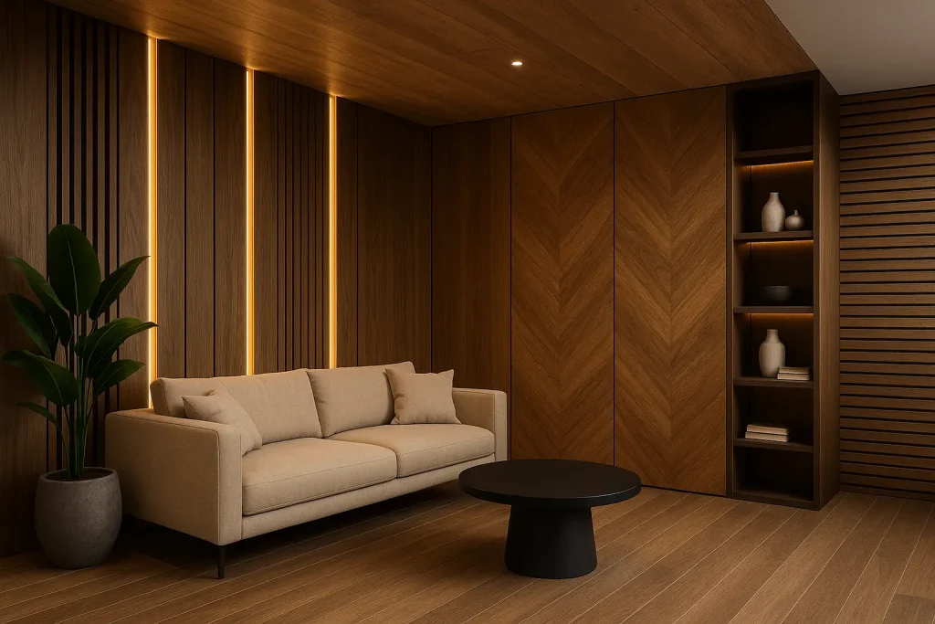 ديكورات خشبية في الكويت – تصاميم فاخرة وعصرية